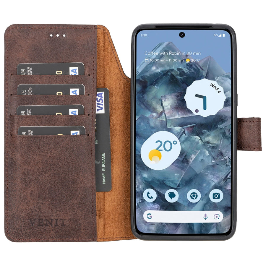 Funda tipo billetera de cuero con bloqueo RFID Florence-flex para Google Pixel 8 Pro