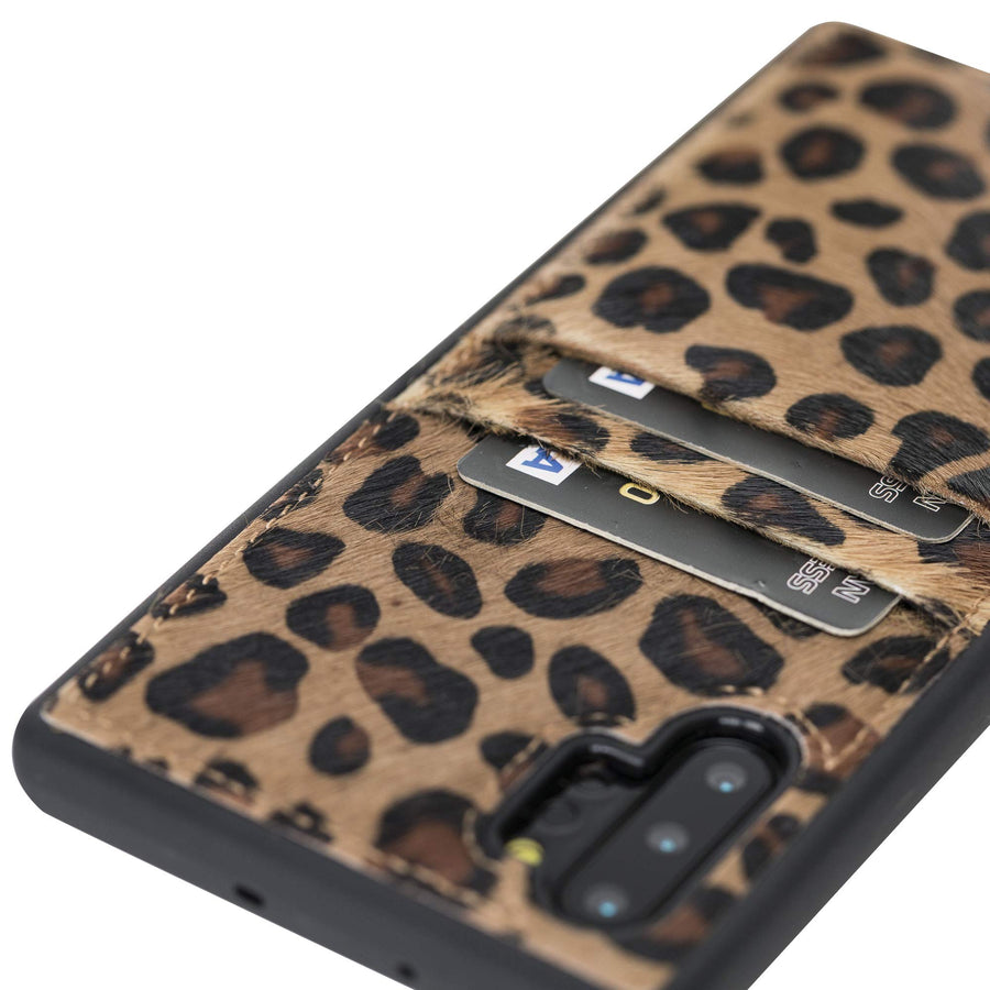 Funda tipo billetera de cuero Capri Snap On para Samsung Galaxy Note 10 Plus