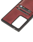 Funda tipo billetera de cuero Capri Snap On para Samsung Galaxy Note 20 Ultra