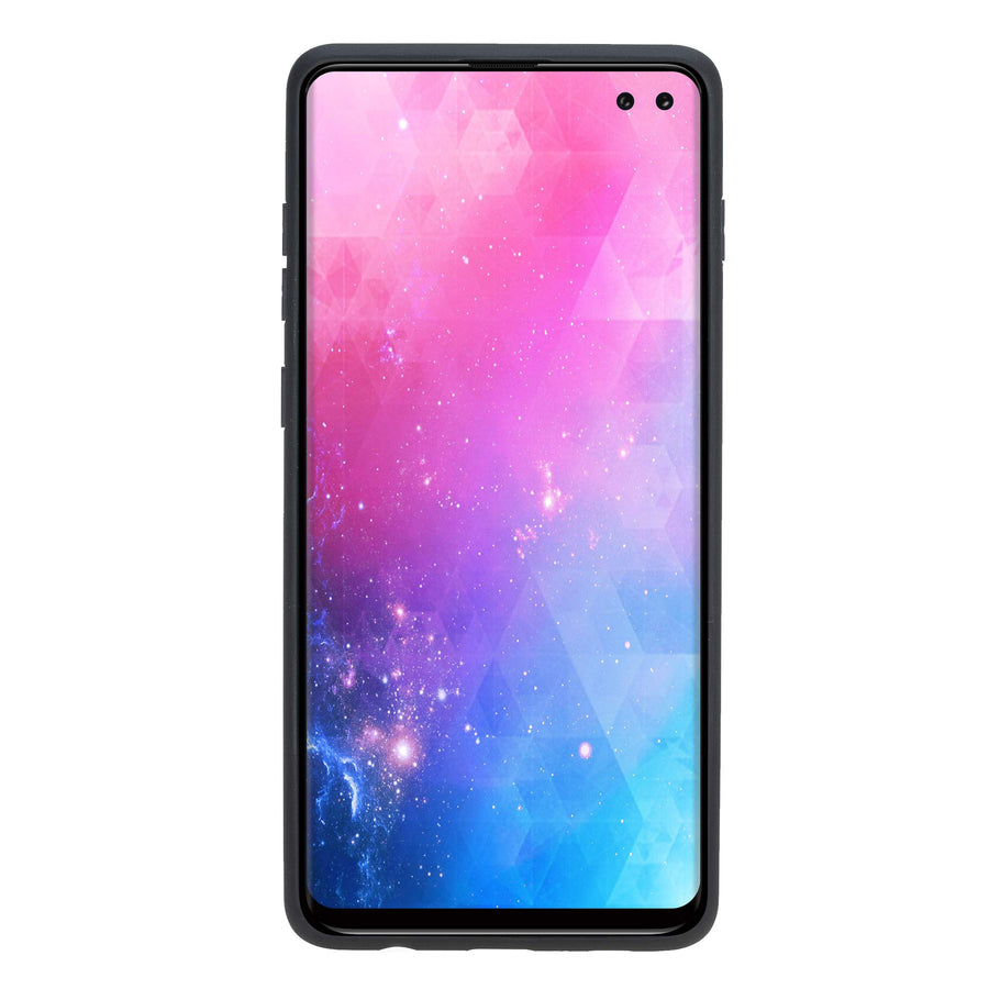 Funda tipo billetera de cuero Cosa Snap On para Samsung Galaxy S10 Plus