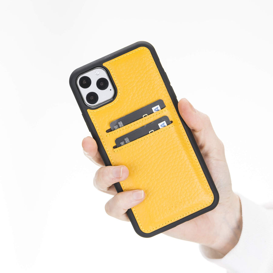 Funda tipo billetera de cuero Cosa Snap On para iPhone 11 Pro Max