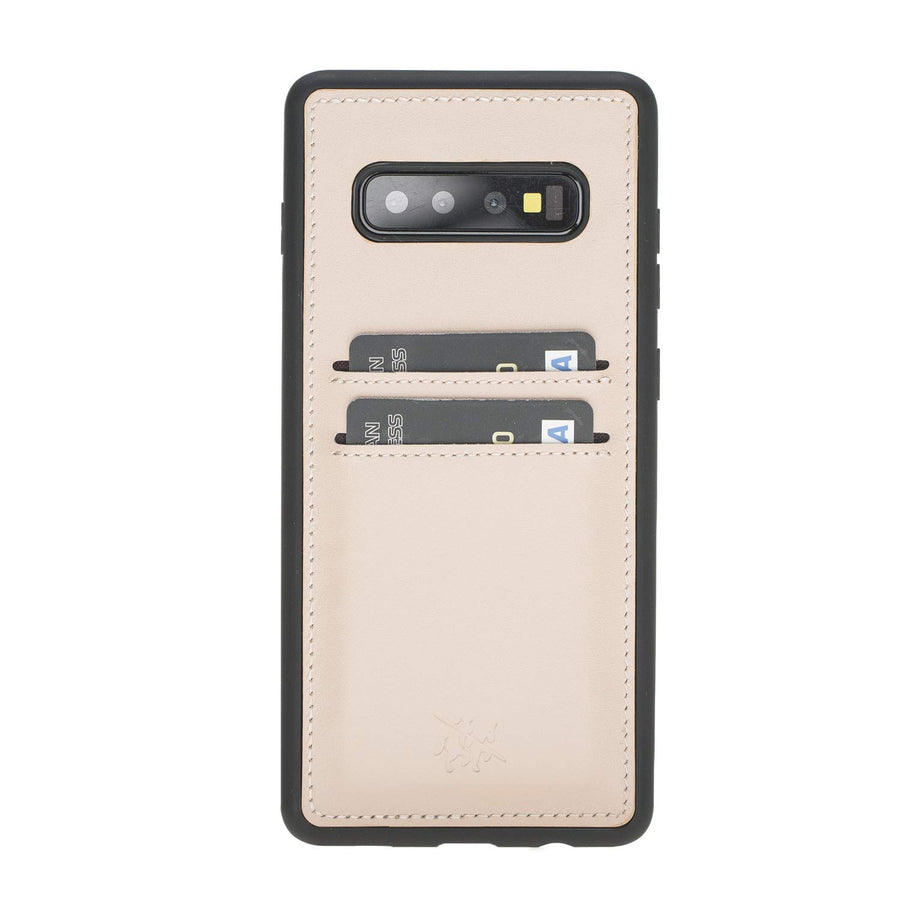 Funda tipo billetera de cuero Cosa Snap On para Samsung Galaxy S10 Plus