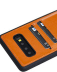 Funda tipo billetera de cuero Cosa Snap On para Samsung Galaxy S10 Plus