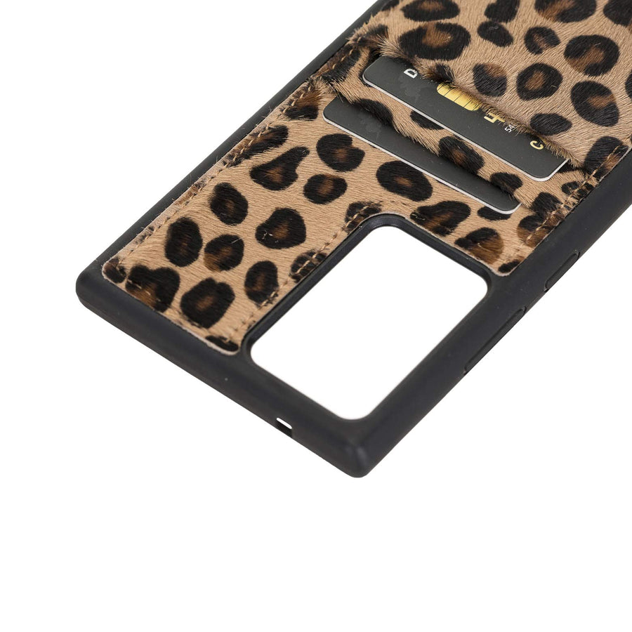 Funda tipo billetera de cuero Capri Snap On para Samsung Galaxy Note 20 Ultra