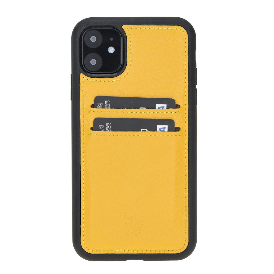 Funda tipo billetera de cuero Cosa Snap On para iPhone 11