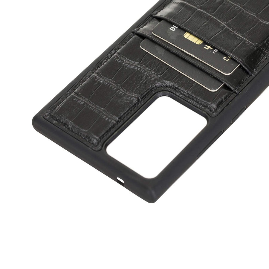 Funda tipo billetera de cuero Capri Snap On para Samsung Galaxy Note 20 Ultra