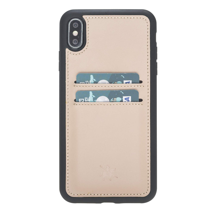 Funda tipo billetera de cuero Cosa Snap On para iPhone XS Max