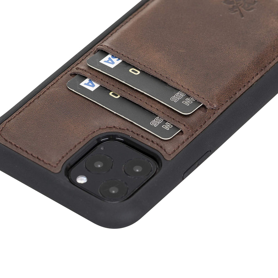 Cosa Snap On Leather Wallet Case for iPhone 11 Pro