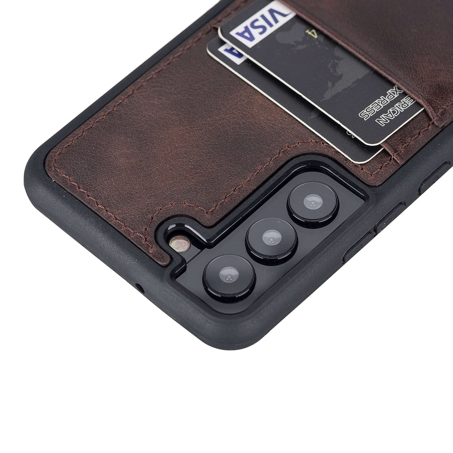 Capri Snap On Leather Wallet Case for Samsung Galaxy S22