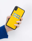 Funda tipo billetera de cuero Cosa Snap On para iPhone XS Max