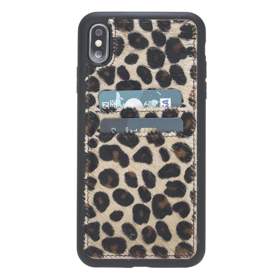 Funda tipo billetera de cuero Cosa Snap On para iPhone XS Max