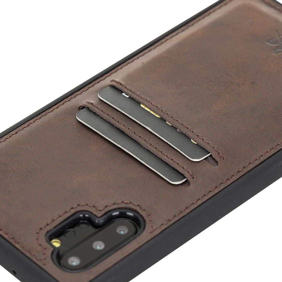 Funda tipo billetera de cuero Cosa Snap On para Samsung Galaxy Note 10 Plus