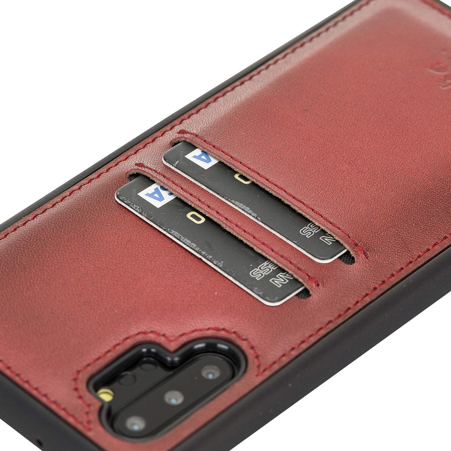 Funda tipo billetera de cuero Cosa Snap On para Samsung Galaxy Note 10 Plus