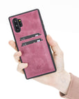 Funda tipo billetera de cuero Cosa Snap On para Samsung Galaxy Note 10 Plus