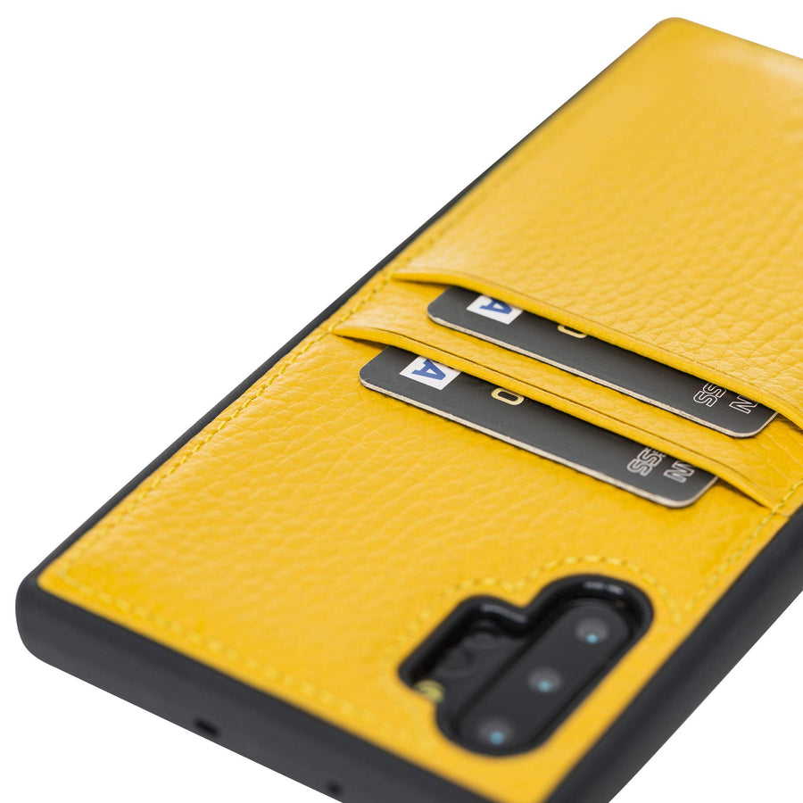 Funda tipo billetera de cuero Capri Snap On para Samsung Galaxy Note 10 Plus