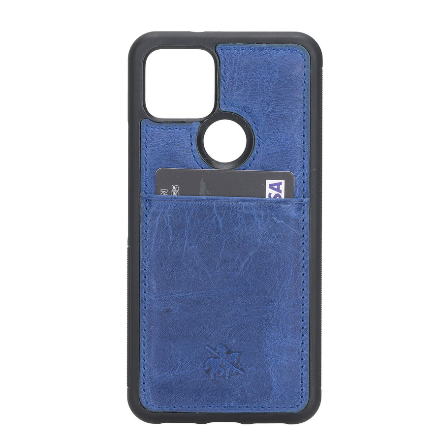 Funda tipo billetera de cuero Capri Snap On para Google Pixel 5