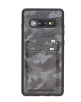 Funda tipo billetera de cuero Cosa Snap On para Samsung Galaxy S10 Plus