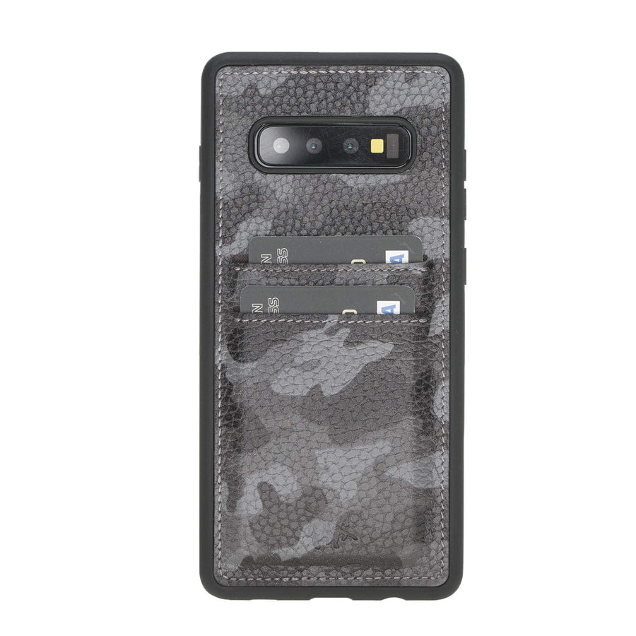 Funda tipo billetera de cuero Cosa Snap On para Samsung Galaxy S10 Plus