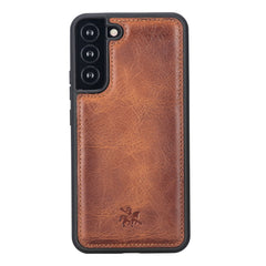 Funda de cuero Lucca Snap On para Samsung Galaxy S22 Plus