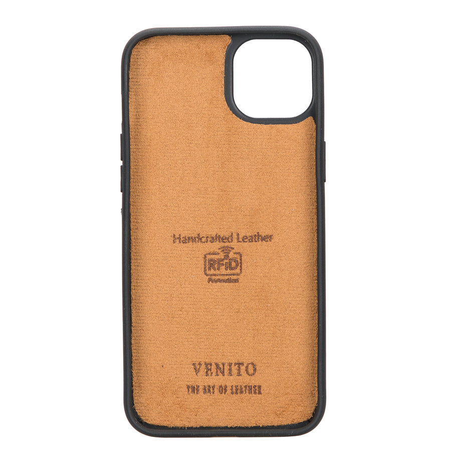 Fermo Funda de cuero para teléfono con billetera cruzada para iPhone 14 Plus