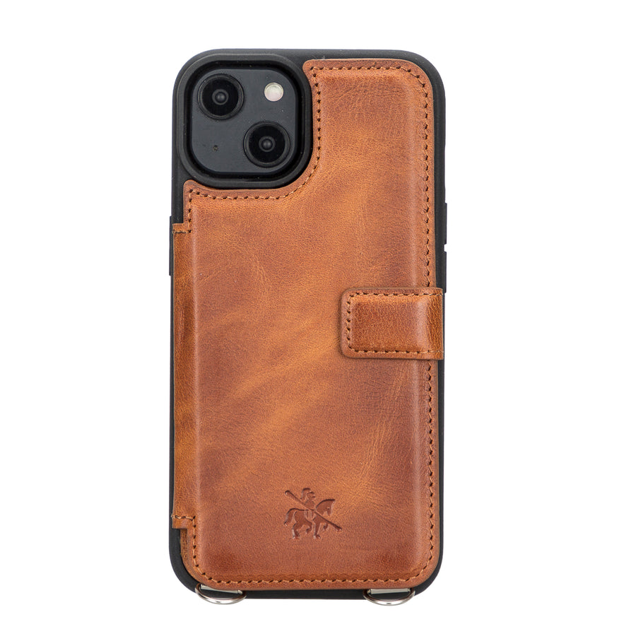 Fermo Leather Crossbody Wallet Phone Case for iPhone 14