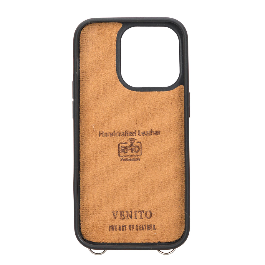 Fermo Leather Crossbody Wallet Phone Case for iPhone 14 Pro