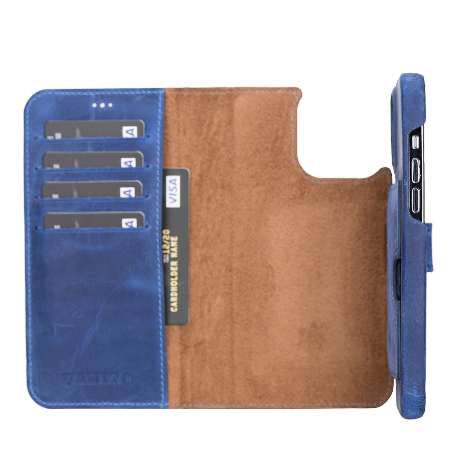 Florence RFID Blocking Leather Wallet Case for iPhone 13 Pro Max