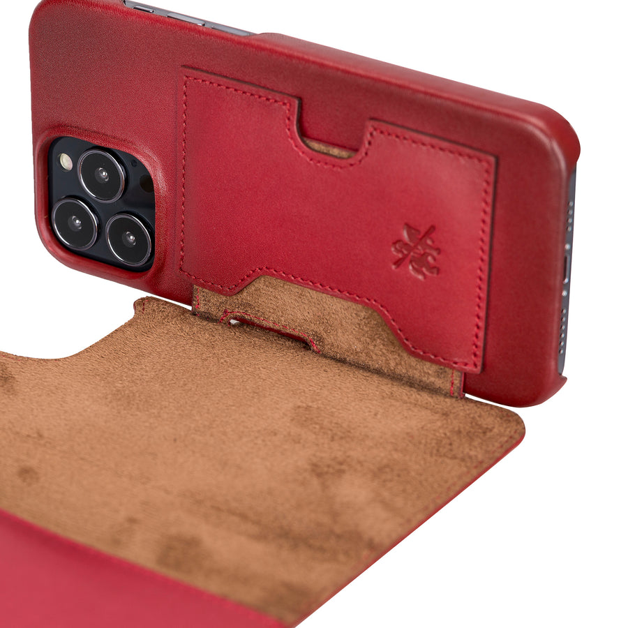 Florence RFID Blocking Leather Wallet Case for iPhone 13 Pro Max