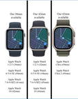 Correa delgada de cuero Messina para Apple Watch