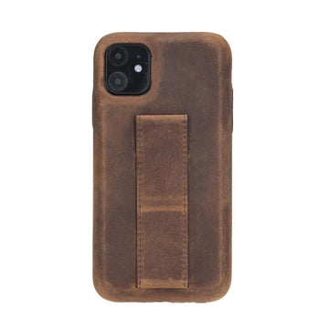 Rock Cover Stand iPhone 11 Series Genuine Leather Case / RCS