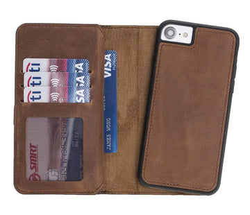 Double Magic Wallet iPhone SE/8/7 Genuine Leather Case - DMW