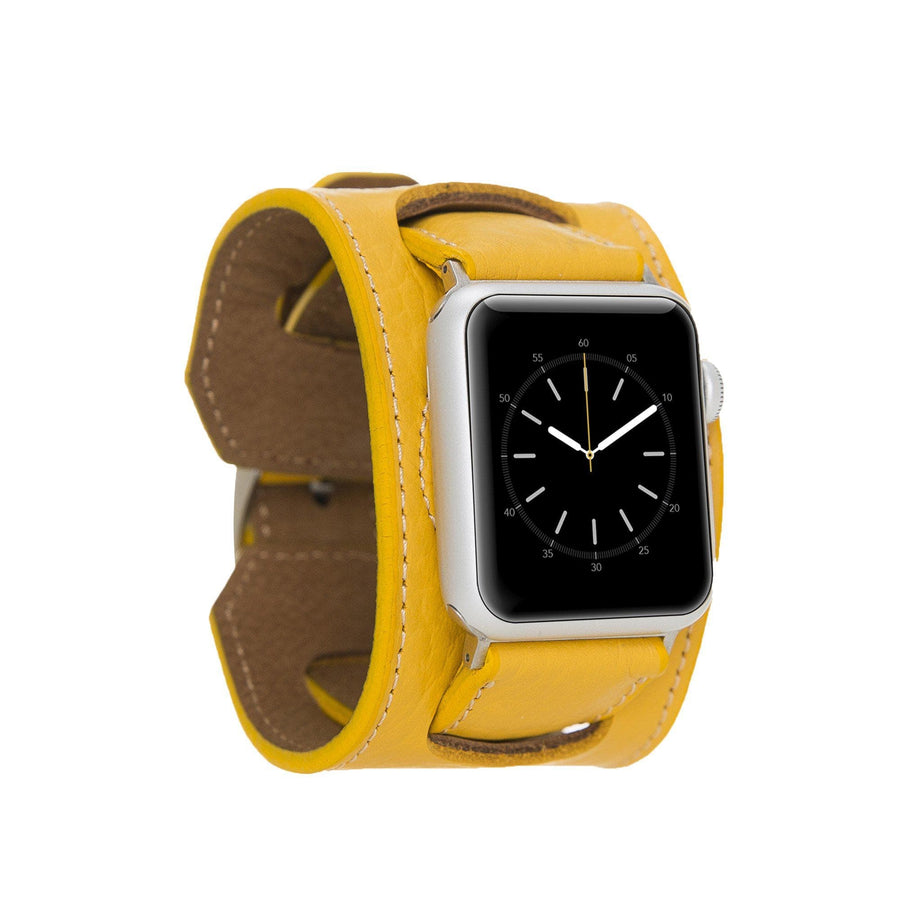 Leather Apple Watch Bands - Cuff Style