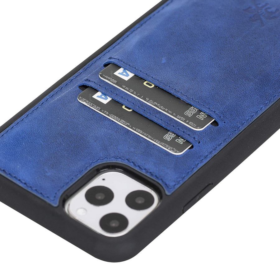 Funda tipo billetera de cuero Cosa Snap On para iPhone 11 Pro Max