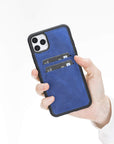 Funda tipo billetera de cuero Cosa Snap On para iPhone 11 Pro Max