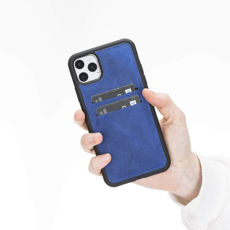 Funda tipo billetera de cuero Cosa Snap On para iPhone 11 Pro Max