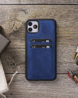 Funda tipo billetera de cuero Cosa Snap On para iPhone 11 Pro Max