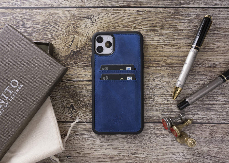 Funda tipo billetera de cuero Cosa Snap On para iPhone 11 Pro Max