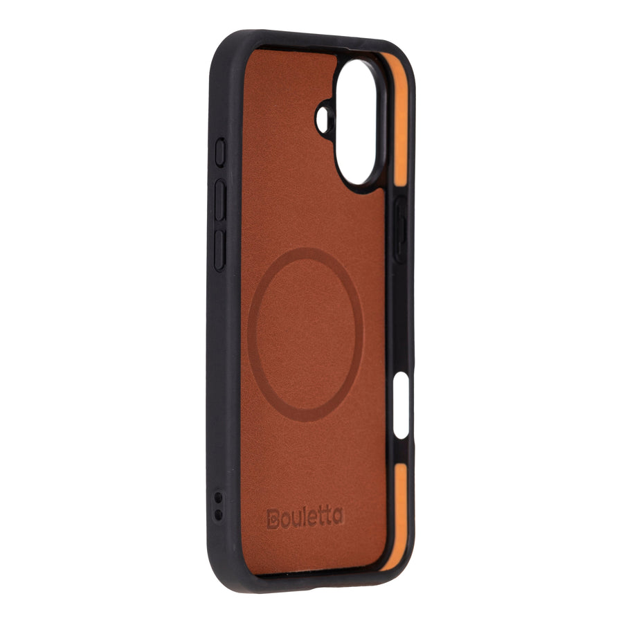 Lucca Snap On Leather Case for iPhone 16 Plus