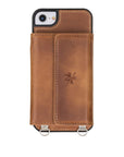 Bergamo Leather Crossbody Wallet Case for iPhone SE 2020 - SE 2022